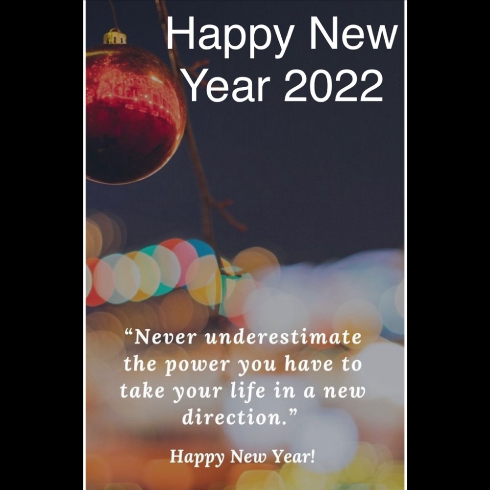 Happy New Year 2022!